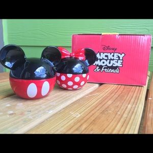 Mickey & Minnie Mouse Salt and Pepper Shakers Set